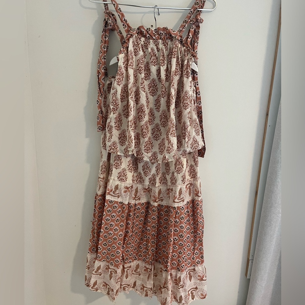 Marea Set -Smock top (Large but fits like Med) and smocked midi skirt (med)